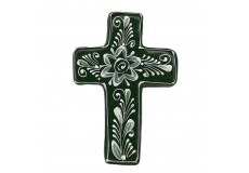 Magnet ceramică cruce (diverse culori)